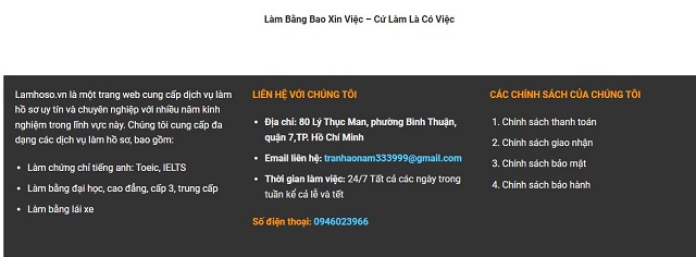 Hãy tham khảo dịch vụ hỗ trợ làm hồ sơ chuyên nghiệp từ lamhoso.vn