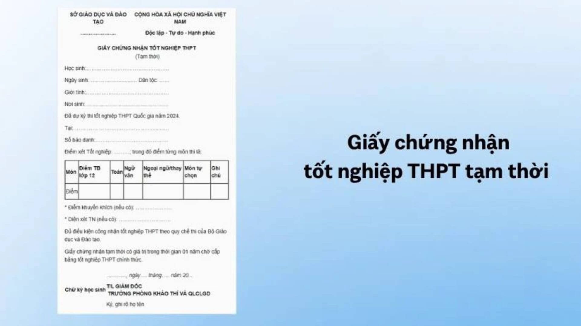 Quy trình và Điều kiện cần tuân thủ khi dùng bằng tạm thời